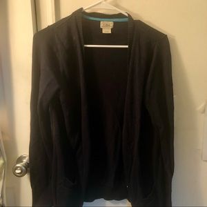 L.L. Bean Black Cardigan